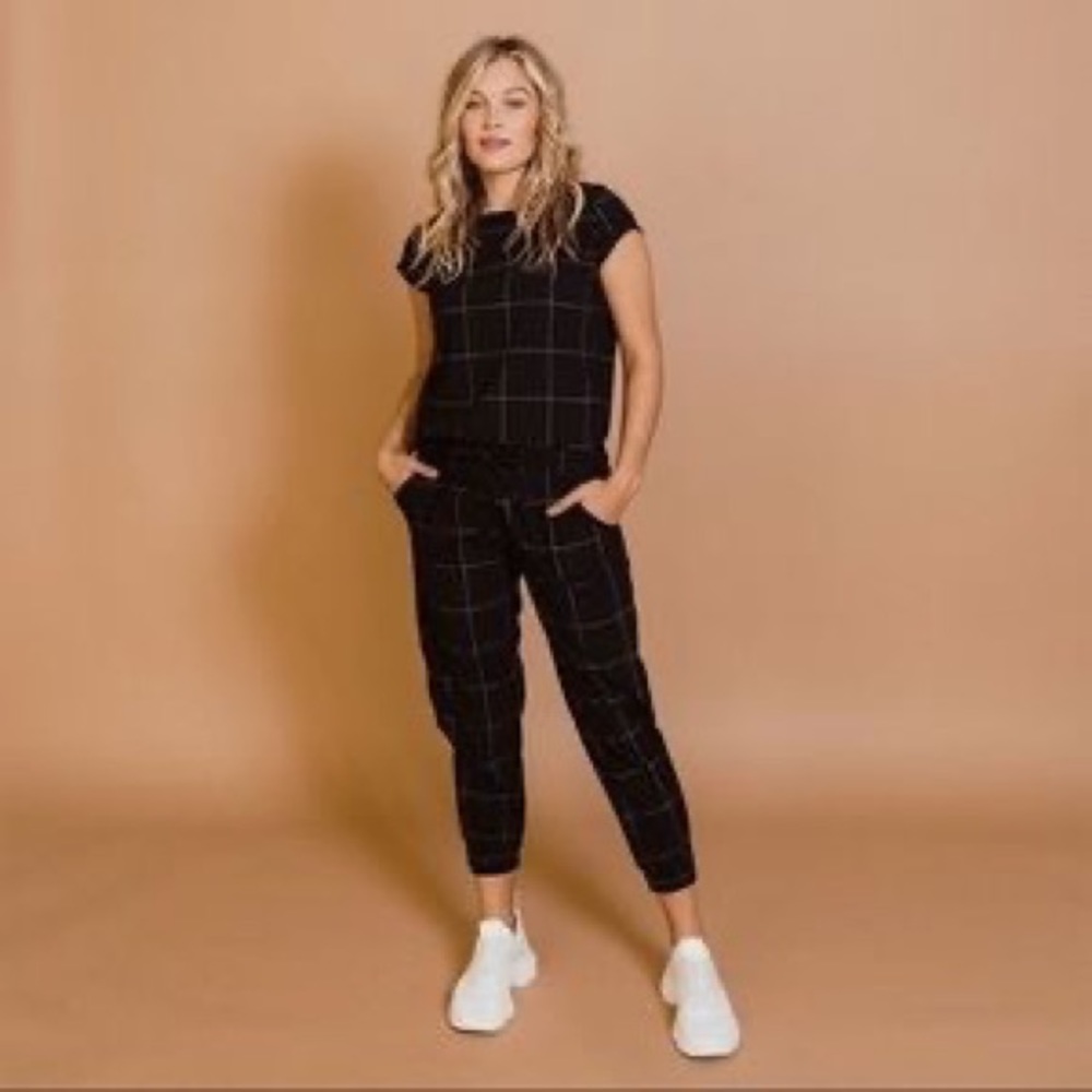 Albion Windowpane Jumpsuit